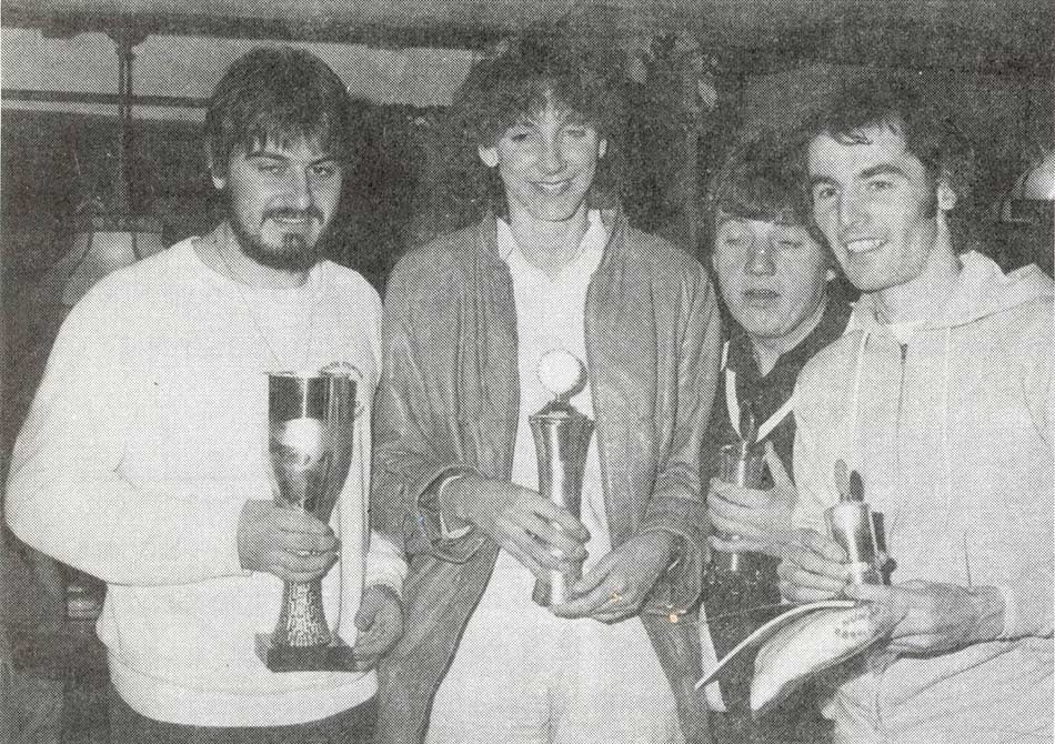 Siegerfoto der Clubmeisterschaften: Winterhoff, Graham, Klitsch, Kieselnitzki Siegerfoto der Clubmeisterschaften: Winterhoff, Graham, Klitsch, Kieselnitzki