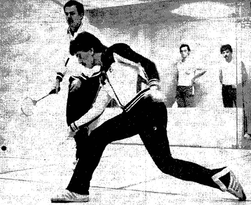 Wilfried Bückert startet am Samstag beim Squashturnier Wilfried Bückert startet am Samstag beim Squashturnier