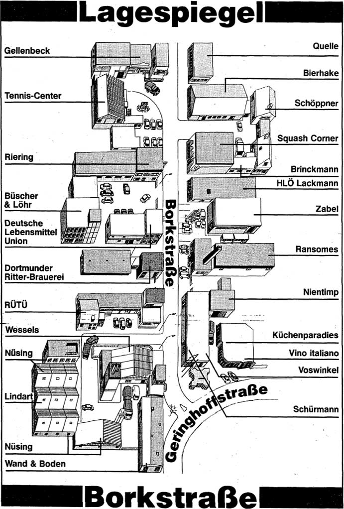 Sonderseite - Lagespiegel Borkstraße Sonderseite - Lagespiegel Borkstraße