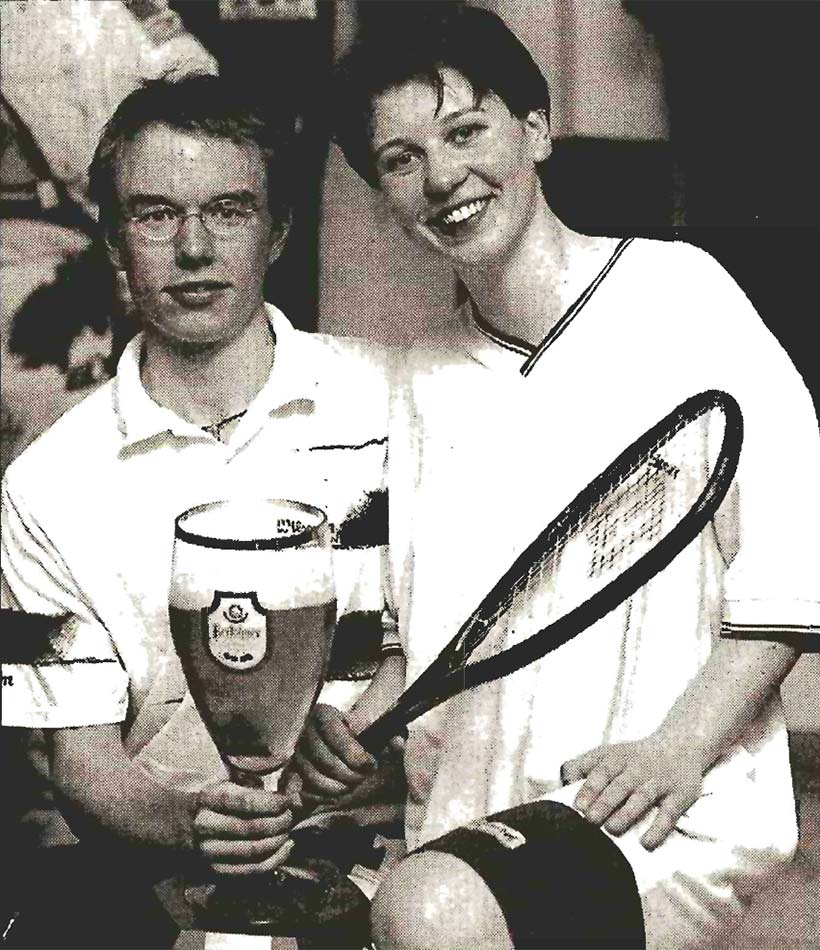 Überraschend souverän, Siueger beim Iserlohner Cup: Markus Knäpper und Julia Telaar Überraschend souverän, Siueger beim Iserlohner Cup: Markus Knäpper und Julia Telaar