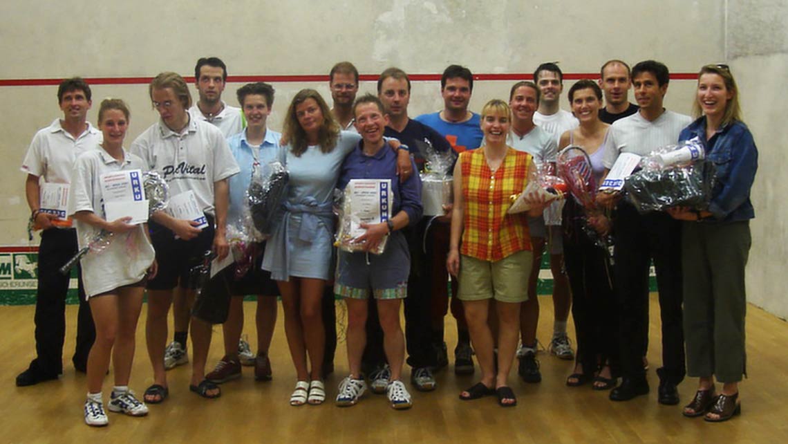 Sieger MS-Open 2001: Jens Fuhrmann und Tanja Scheer