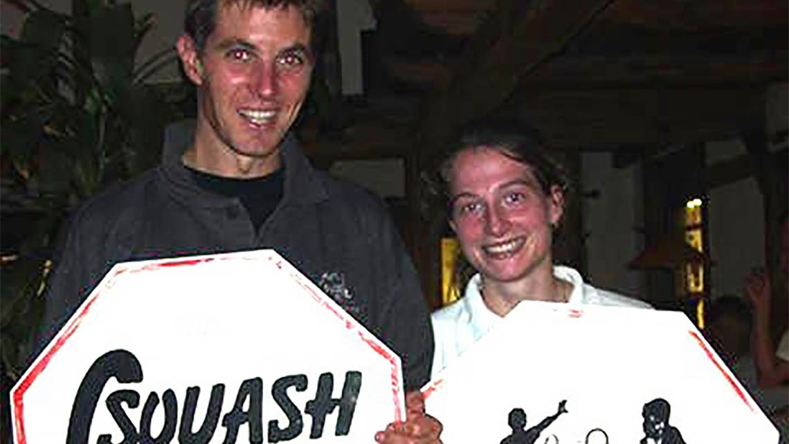 Rüdebusch und Tüschen neue Clubmeister beim Squashboard Münster