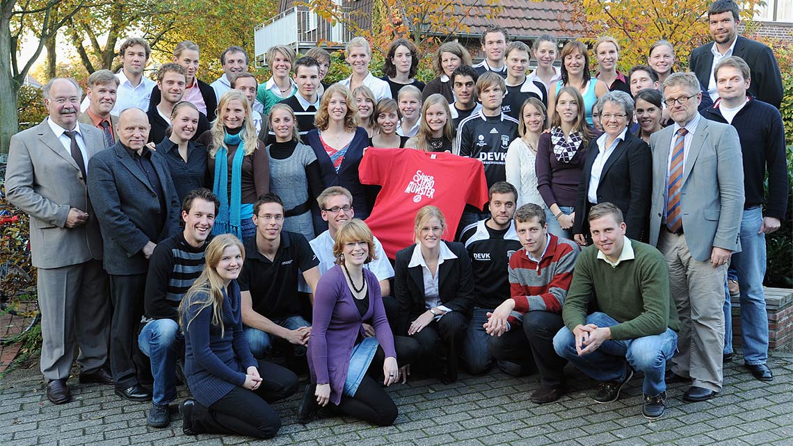 Sportlerehrung der Westfälischen Wilhelms Universität
