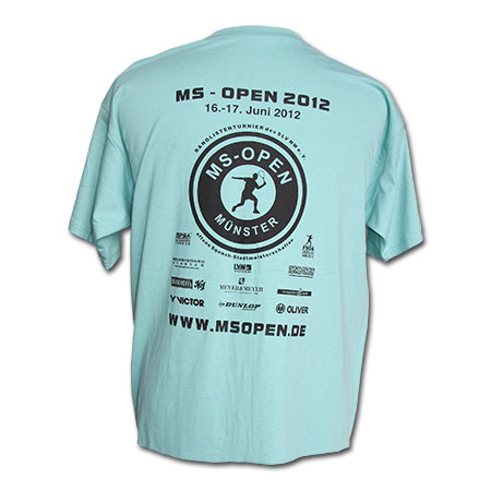 Turnier-T-Shirt - MS-Open 2012 Turnier-T-Shirt - MS-Open 2012
