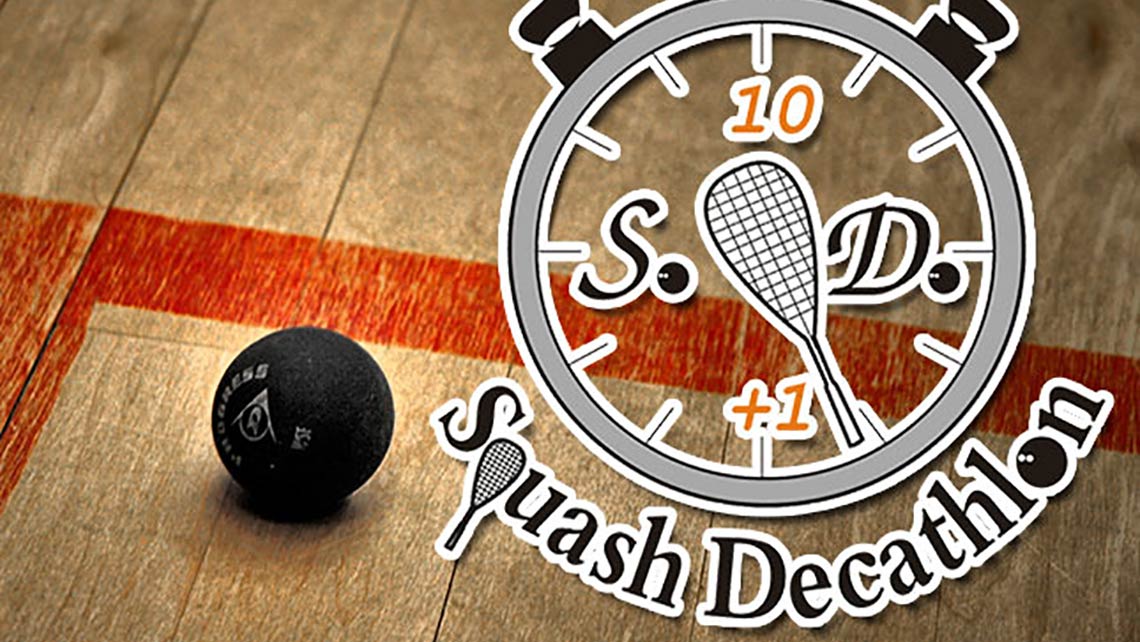 Squash-Decathlon bei den MS-Open