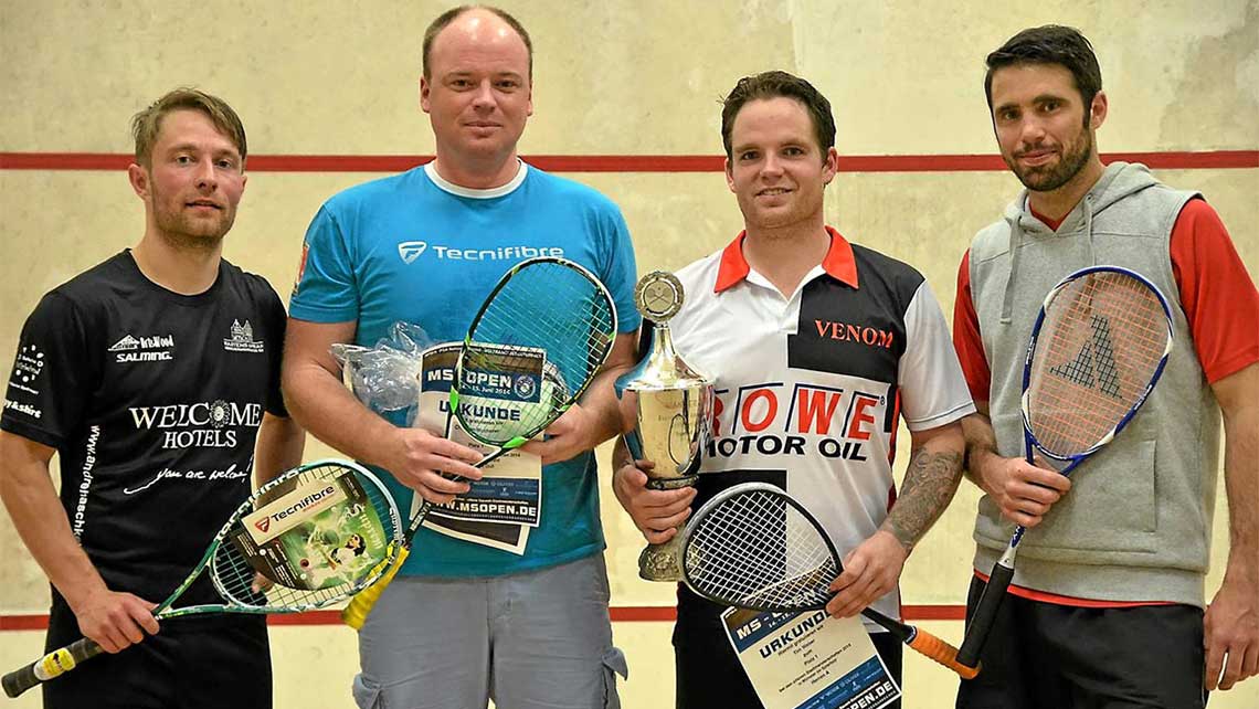 Hochklassiges Herren-Finale bei den MS-Open 2014