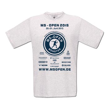 Turniershirt - MS-Open 2015 - Squashturnier