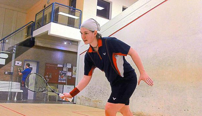 Im B-Feld mit von der Partie: Eva Brauckmann vom Squashboard Münster