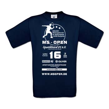 MS-Open 2016 - Turniershirt MS-Open 2016 - Turniershirt