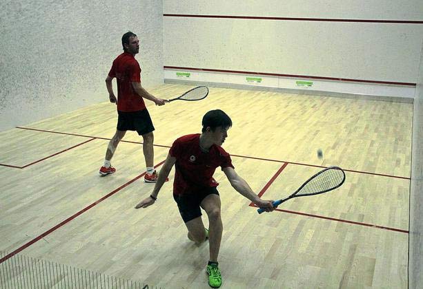 Squash-Großturnier am Wochenende an der Borkstraße.