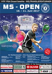 MS-Open - Plakat Squashturnier MS-Open - Plakat Squashturnier