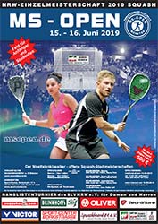 MS-Open 2019 - Plakat Squashturnier MS-Open 2019 - Plakat Squashturnier