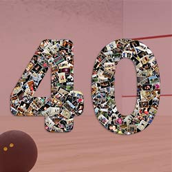 40 Jahre Squashboard - Collage Jubiläum 40 Jahre Squashboard - Collage Jubiläum