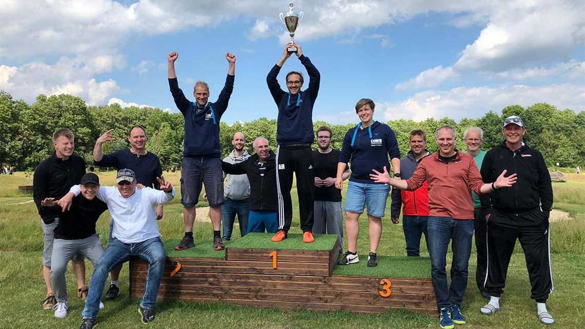 Fußballgolf - Clubmeisterschaften beim Squashboard Münster